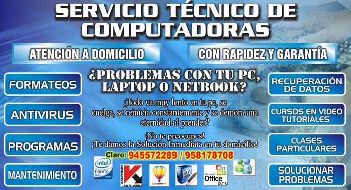 Tecnico de Computacion en Arequipa